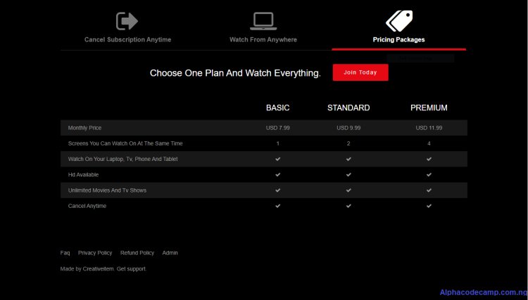How to create a Netflix clone from scratch javascript php and mysql
