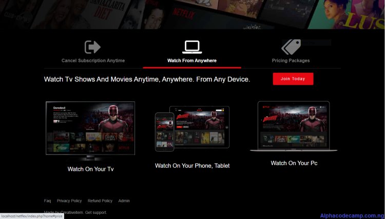 How to create a Netflix clone from scratch javascript php and mysql