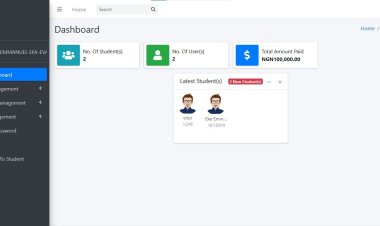 A simple online student clearance system in PHP and MYSQL with source code