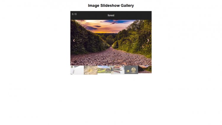 Image Slideshow Gallery