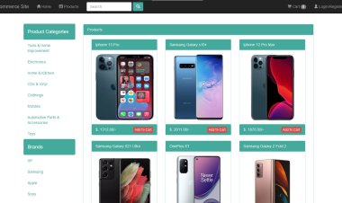 Complete E-commerce website source code in PHP and MySQL database