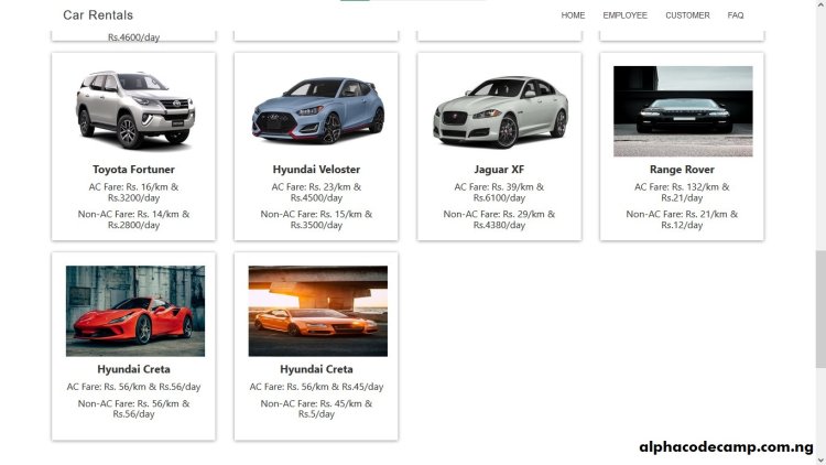 Online Car Rental System in PHP