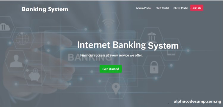 Online Banking System in PHP and MYSQL database